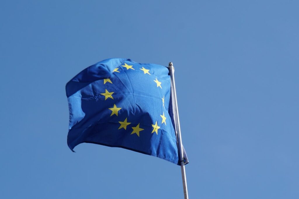 eu-flag-of-europe-or-european-union-waving